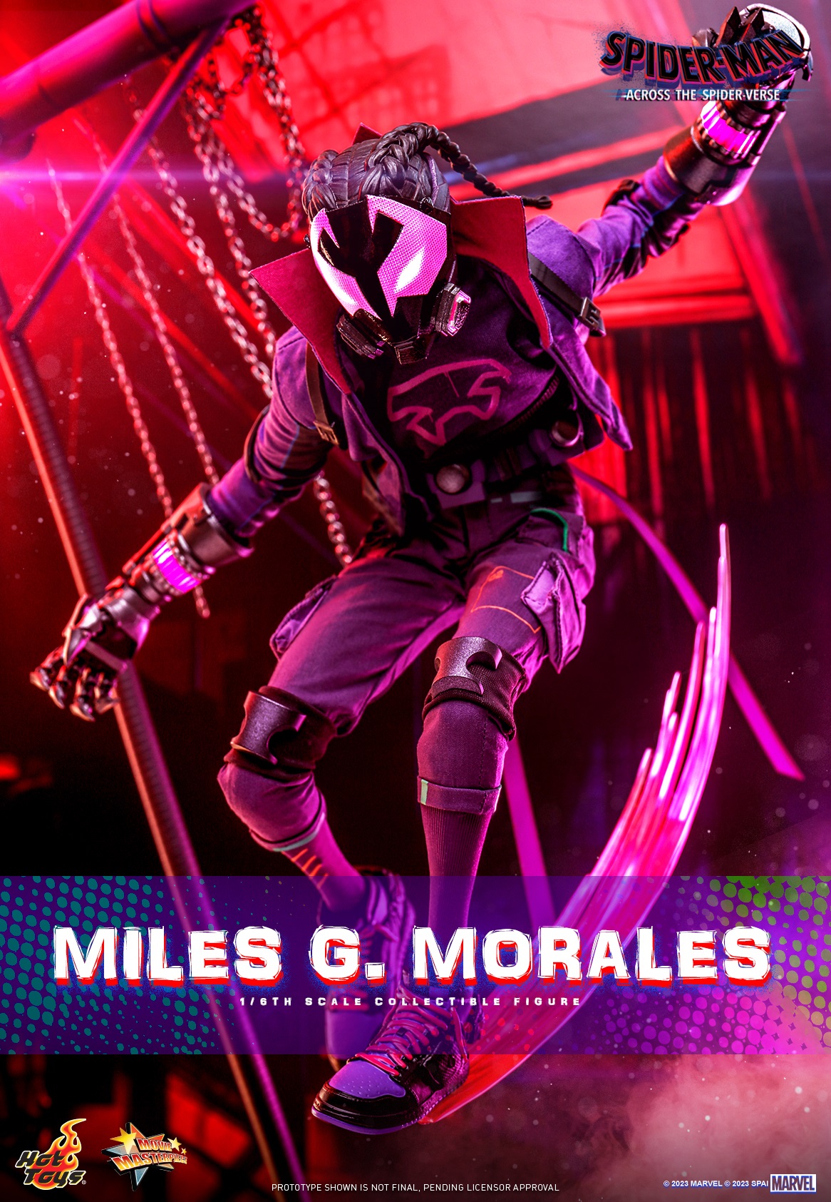 Pre-Order Hot Toys Marvel Miles G. Morales Across the Spider-Verse Sixth Scale Figure MMS725